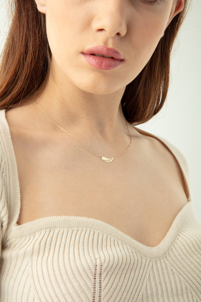 WING NECKLACE 333 GOLD - IDENTIM®