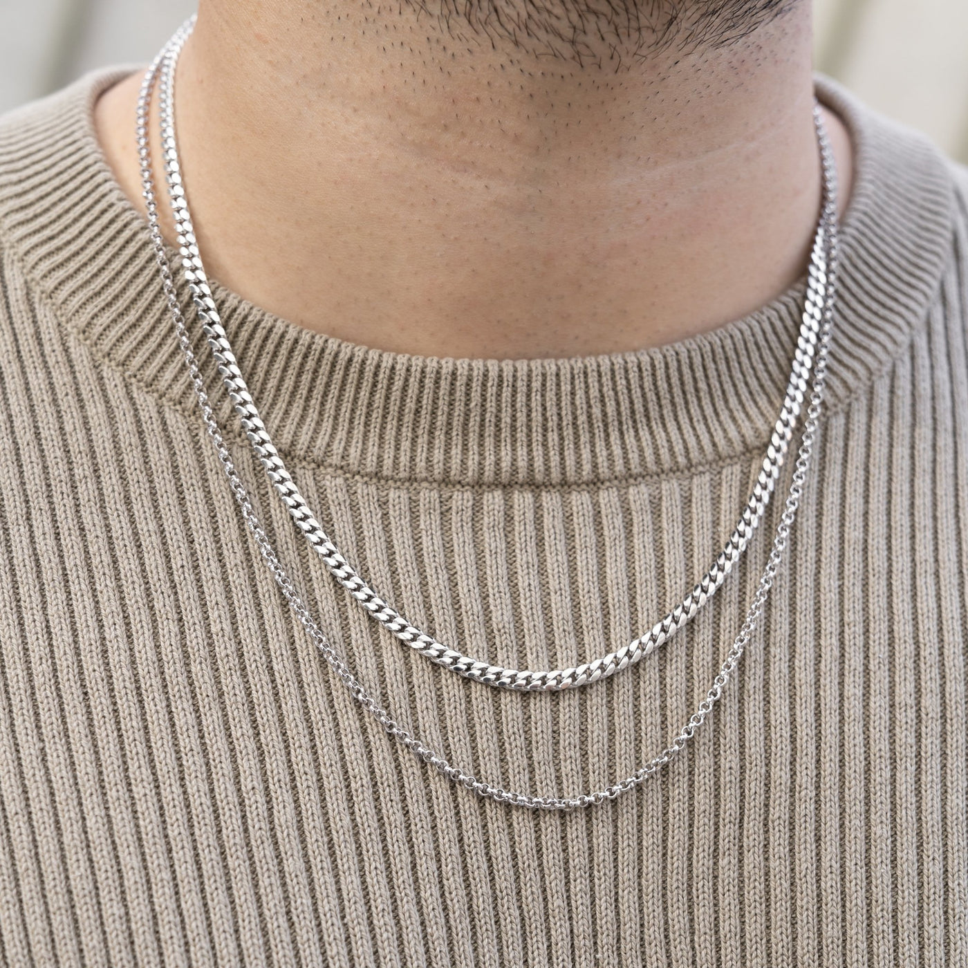 PEA CHAIN 925 SILVER RHODIUM-PLATED 2,50MM - IDENTIM®