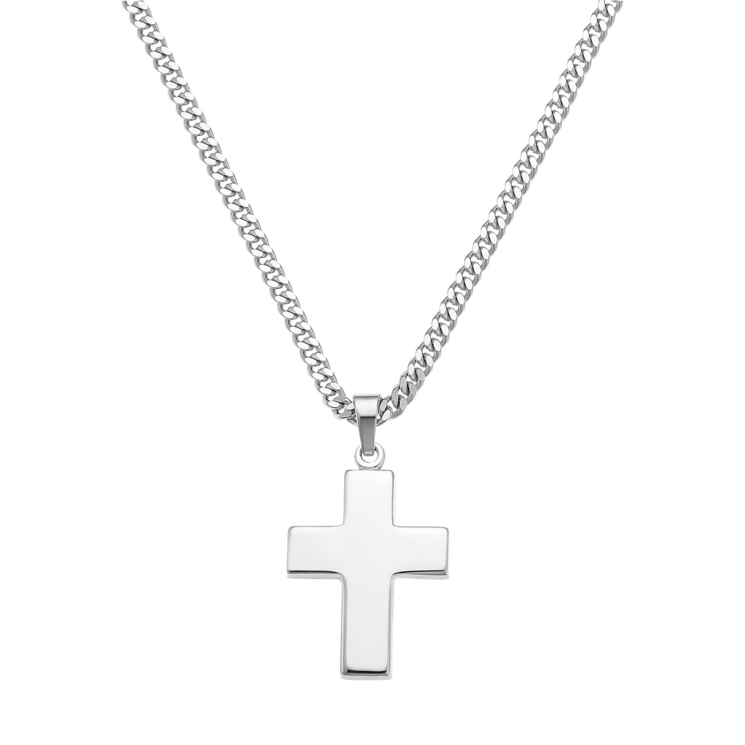 Men s silver cross necklaces Shop now at IDENTIM