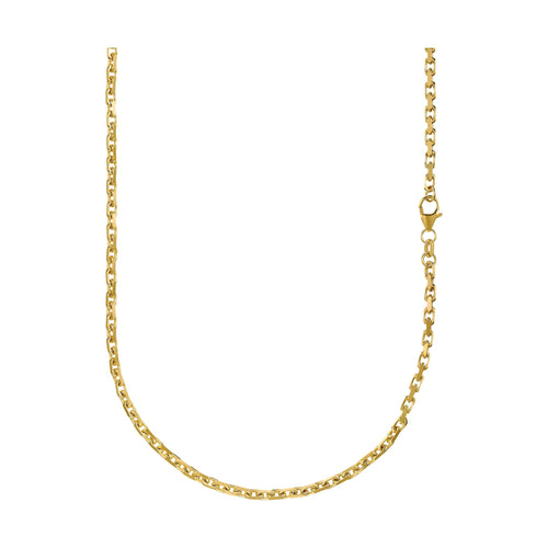 ANCHORCHAIN 925 SILVER 18K GOLD PLATED 3,00MM - IDENTIM®