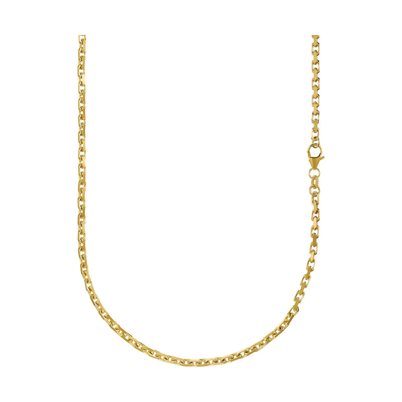 ANCHORCHAIN 925 SILVER 18 KARAT GOLD PLATED 3,00MM