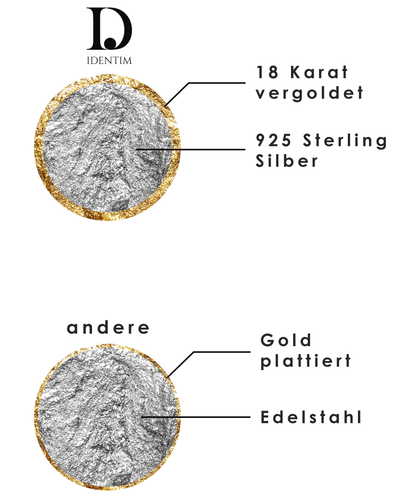 ANCHORCHAIN BRACELET 3.00MM 925 SILVER 18 KARAT GOLD PLATED - IDENTIM®