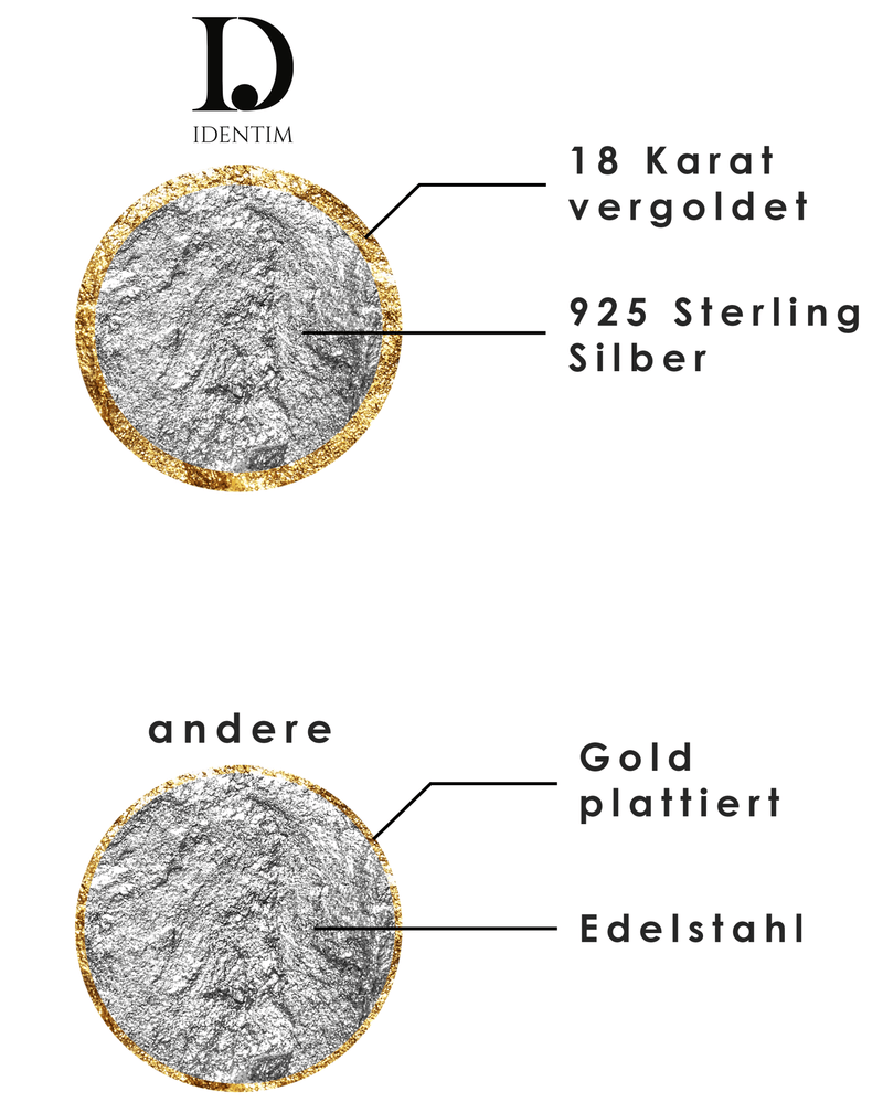 ANCHORCHAIN BRACELET 3.00MM 925 SILVER 18 KARAT GOLD PLATED