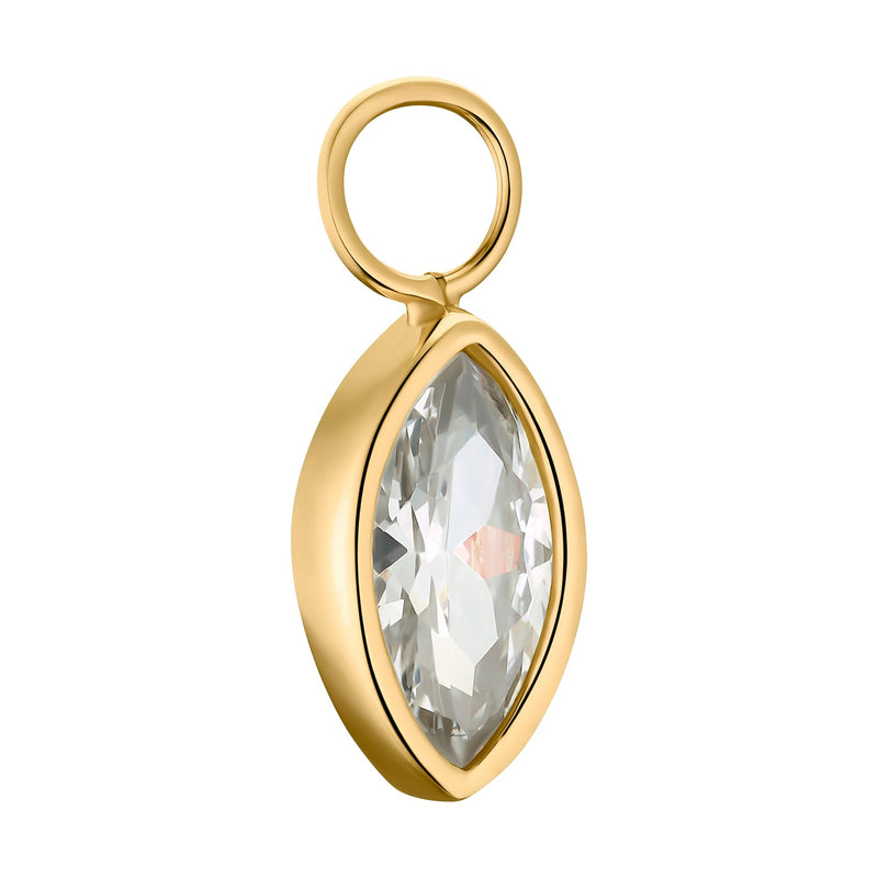 CHARM FOR CREOLE SINGLE MARQUISE 333 GOLD