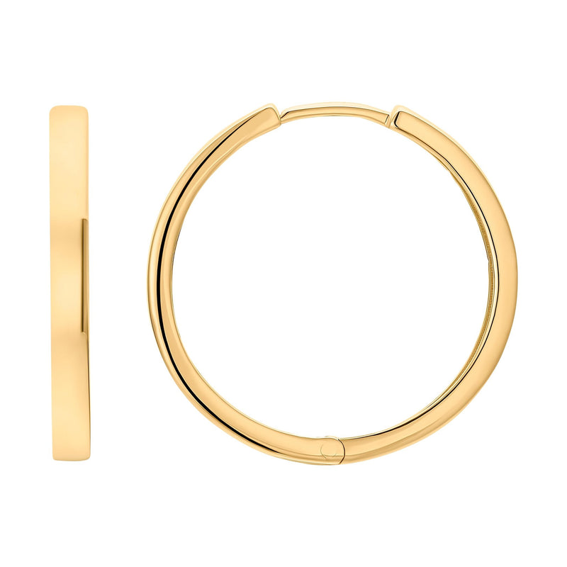 CREOLE BASIC HOOPS PAIR 585 GOLD