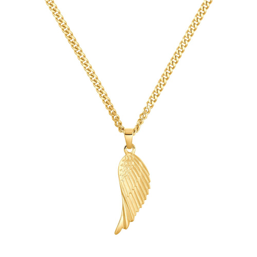 WING NECKLACE 925 SILVER 18K GOLD PLATED - IDENTIM®