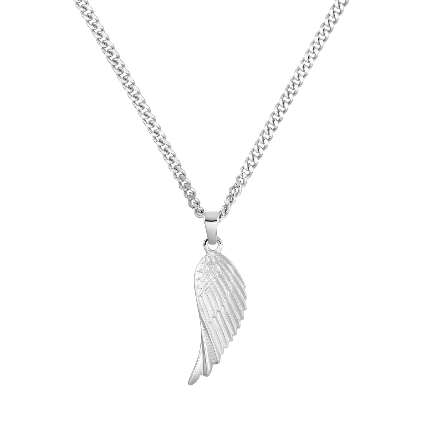 WING NECKLACE 925 SILVER RHODIUM PLATED - IDENTIM®