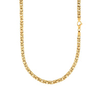 KING CHAIN 925 SILVER 18K GOLD PLATED 5,00MM - IDENTIM®
