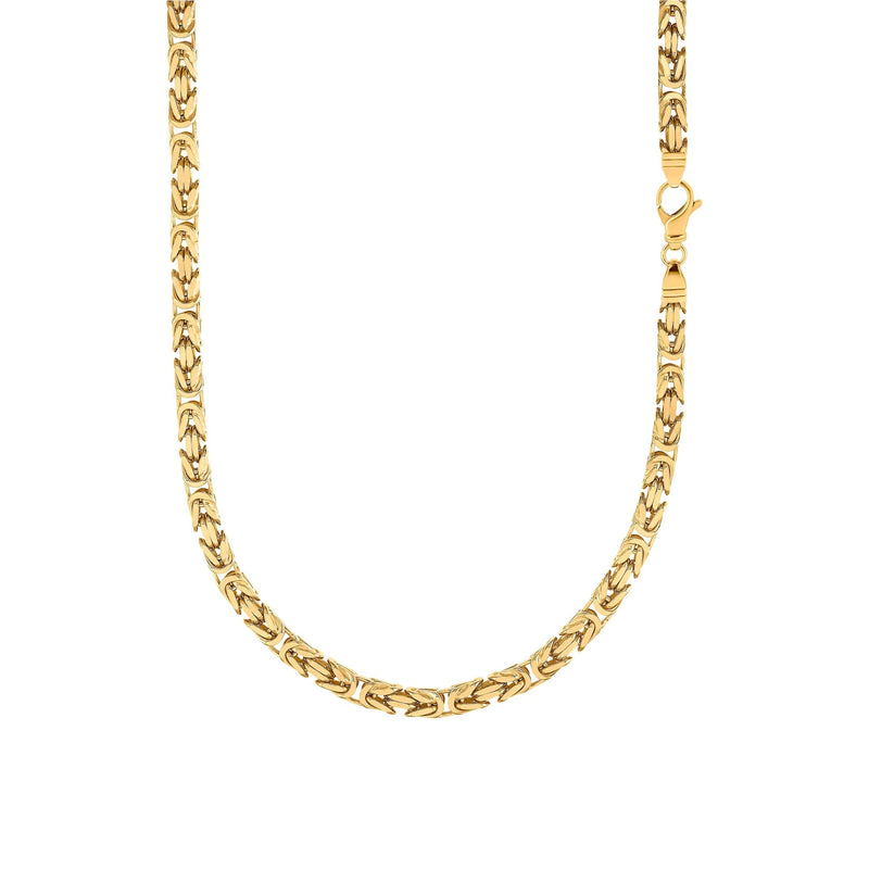 KING CHAIN 925 SILVER 18K GOLD PLATED 5.00MM