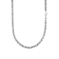 KING NECKLACE 925 SILVER RHODIUM PLATED 5,00MM - IDENTIM®