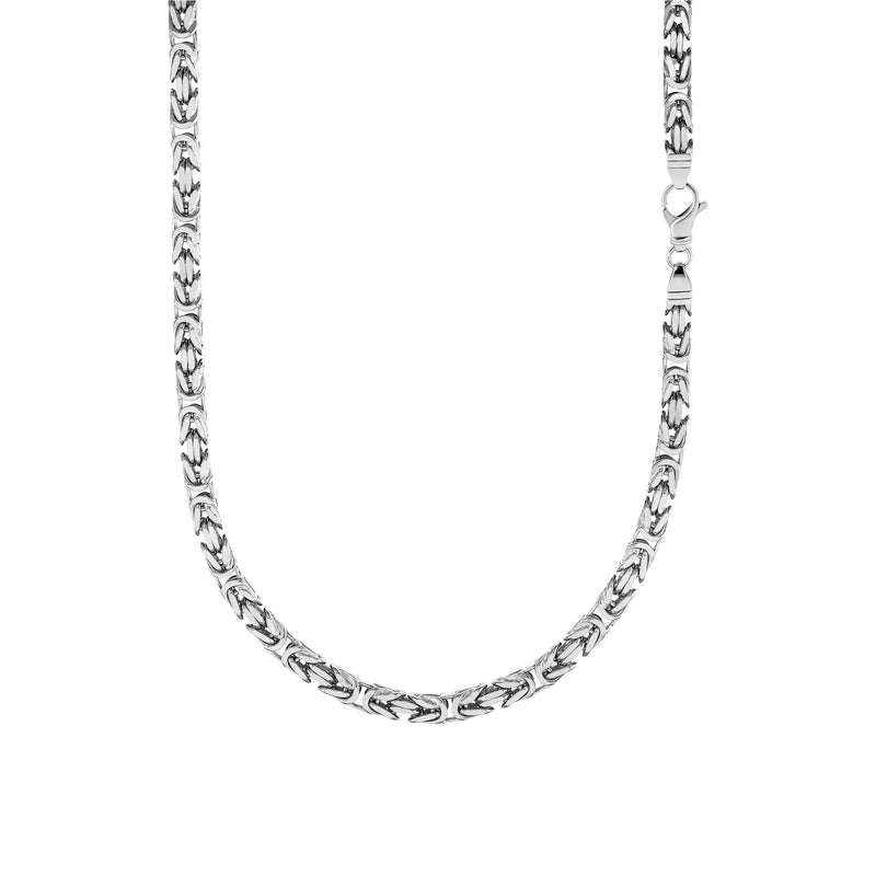 KING CHAIN 925 SILVER RHODIUM PLATED 5,00MM