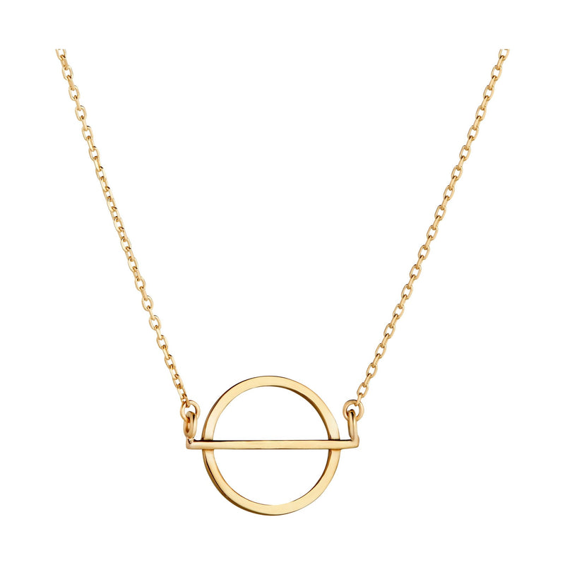 CIRCLE NECKLACE 333 GOLD
