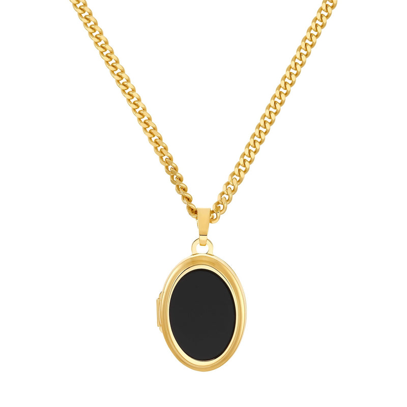 MEDALLION NECKLACE 925 SILVER 18 CARAT GOLD PLATED