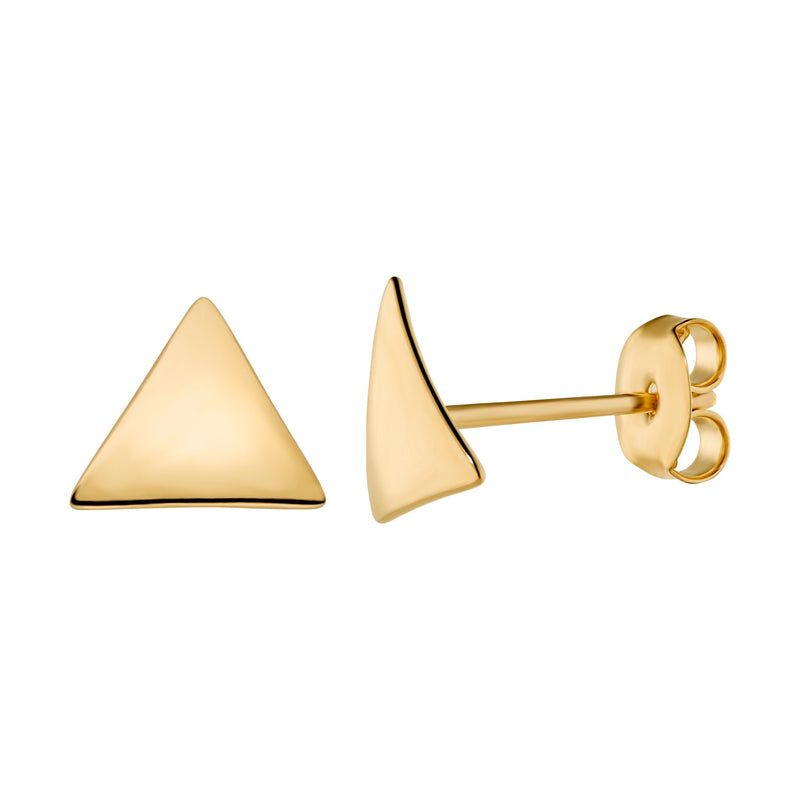 EAR STUD TRIANGLE PAIR 333 GOLD
