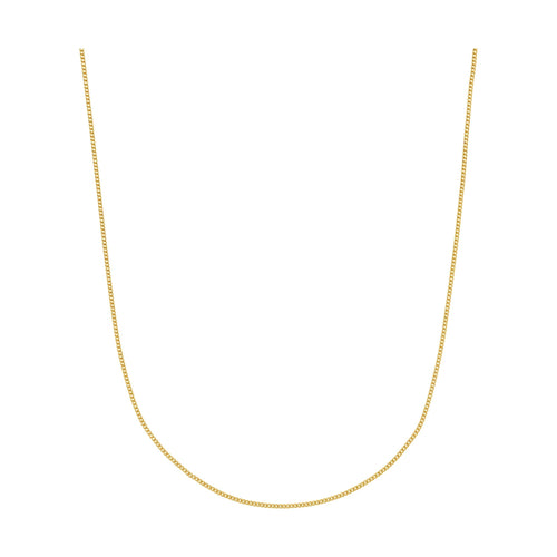 CURB CHAIN NECKLACE 0.80MM 585 GOLD - IDENTIM®