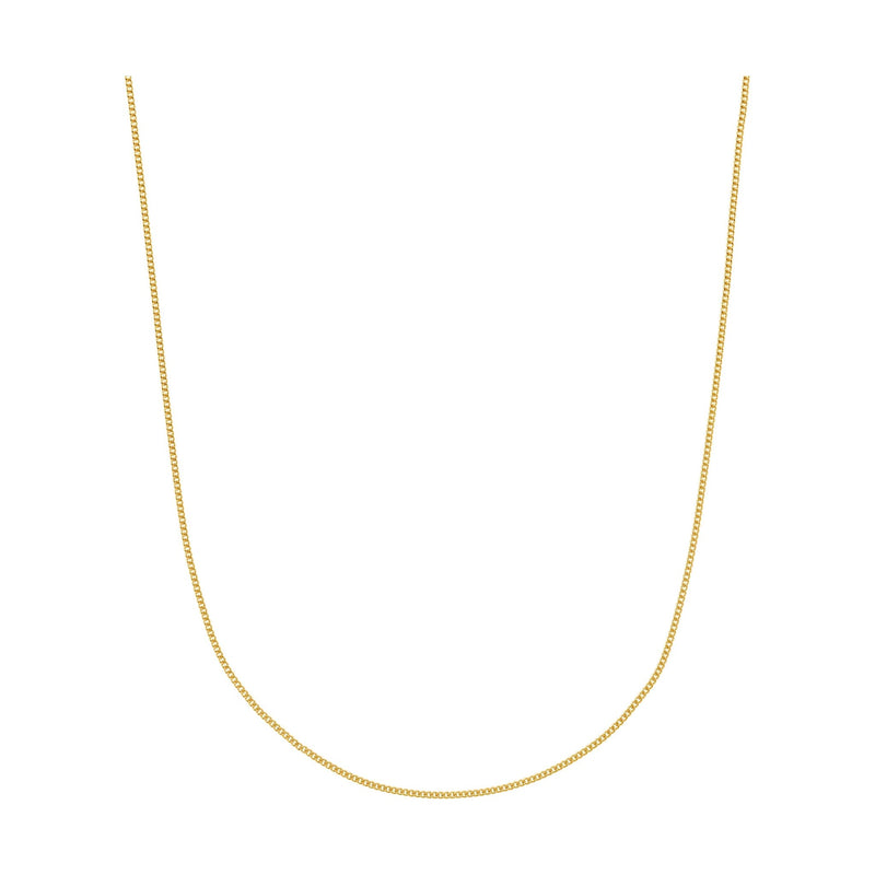 CURB CHAIN NECKLACE 0.80MM 585 GOLD