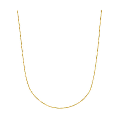 CURB CHAIN NECKLACE 1.10MM 333 GOLD - IDENTIM®