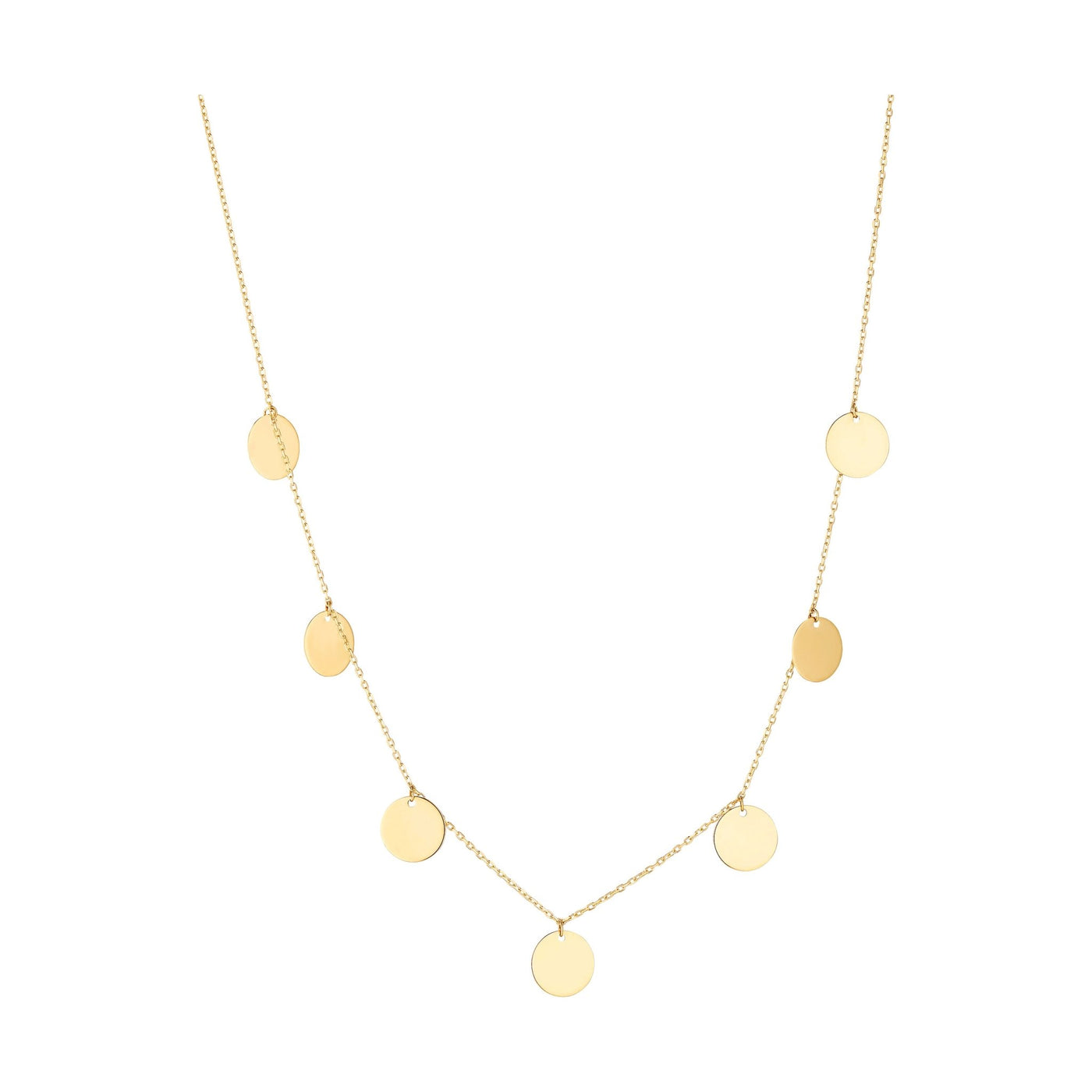 PLATE NECKLACE 585 GOLD - IDENTIM®
